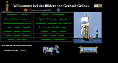 Desktop Screenshot of gerhard-gruenau.de